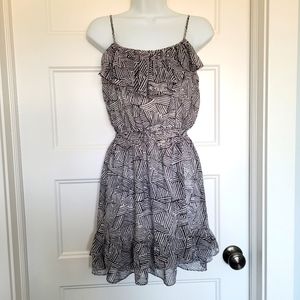 Moda International Geo Print Sun Dress XS